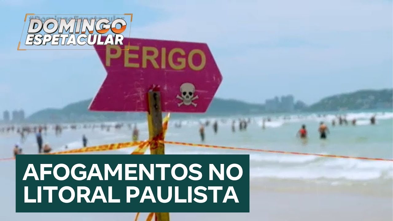 Bombeiros resgatam banhistas em praias de São Paulo