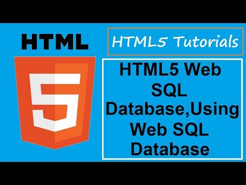 Html5 Tutorials 9 Html5 Web Sql Databaseusing Web Sql Database