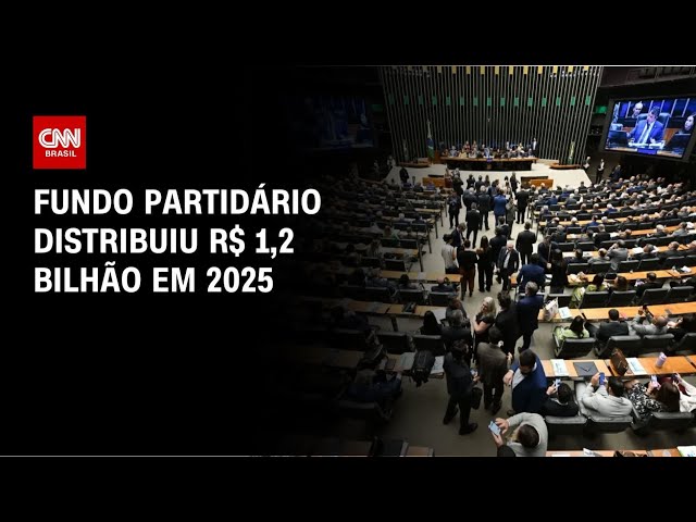 Fundo Partidário: Siglas receberam R$ 1,2 bilhão em 2025 | AGORA CNN