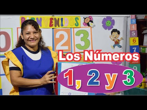 Clases Virtuales  Los números´1 2 y 3   Miss Sujey