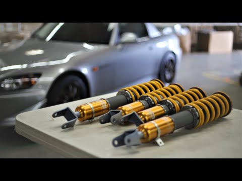 Öhlins Road and Track Coilovers Install SWEDISH GOLD, BABY!! - Honda S2000 Build Series