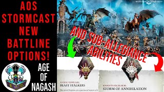 AGE OF SIGMAR | STORMCAST ETERNALS NEWS | HOW TO UNLOCK UNITS AS BATTLELINE & STORMHOST RULES NEWS!
