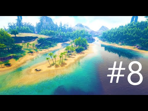 ARK  Survival Evolved [No Talking] #8 Baryonyx Taming