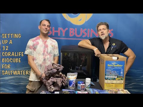 SETTING UP A SALTWATER BIOCUBE! | BIOCUBE 101