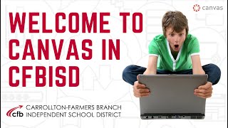 Welcome to Canvas in CFBISD
