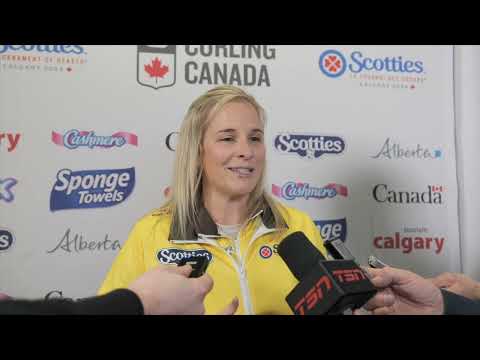 Media Scrum - Draw 2 - 2024 Scotties Tournament of Hearts