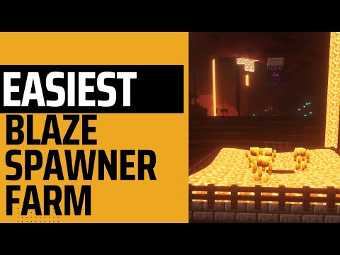 Easiest Blaze Farm | 1.16 - 1.20+ | 1000+/Hr