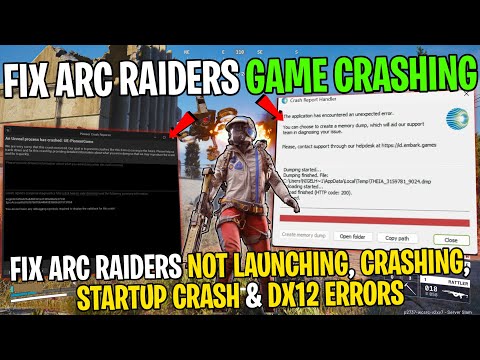 ARC Raiders - How To Fix Crashes & Freezing | Fix Crash on Launch/Startup | DX12 Errors on ANY PC🔧