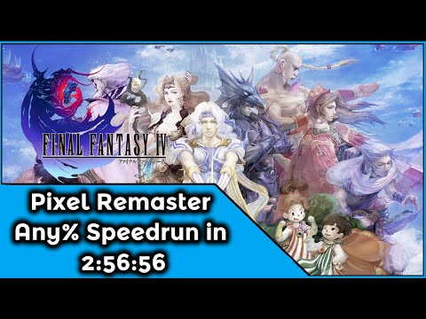 Final Fantasy IV Pixel Remaster Any% Speedrun - 2:56:56