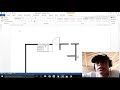 Making Floor Plan Using Microsoft Word By CJ