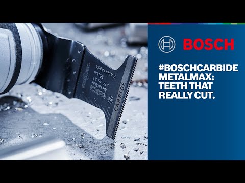 #BOSCHCARBIDE MetalMax: Teeth that really cut
