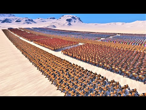 Army of Darkness VS Spartans + Golden Knights + Roman centurions + Heavy Knights + Archers | UEBS