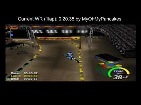 Excitebike 64 Kyoto 1lap 0:20.32 World Record