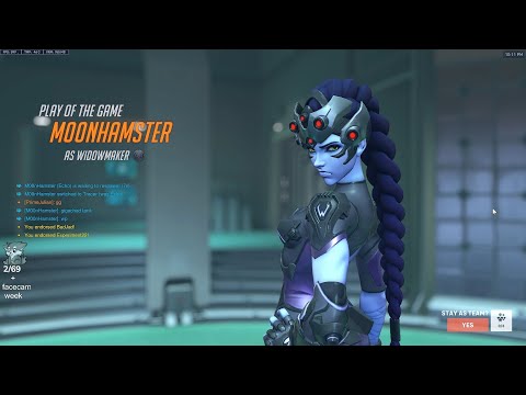 IDDQD WIDOW MAIN! IDDQD WIDOWMAKER GAMEPLAY OVERWATCH 2 SEASON 12 TOP 500