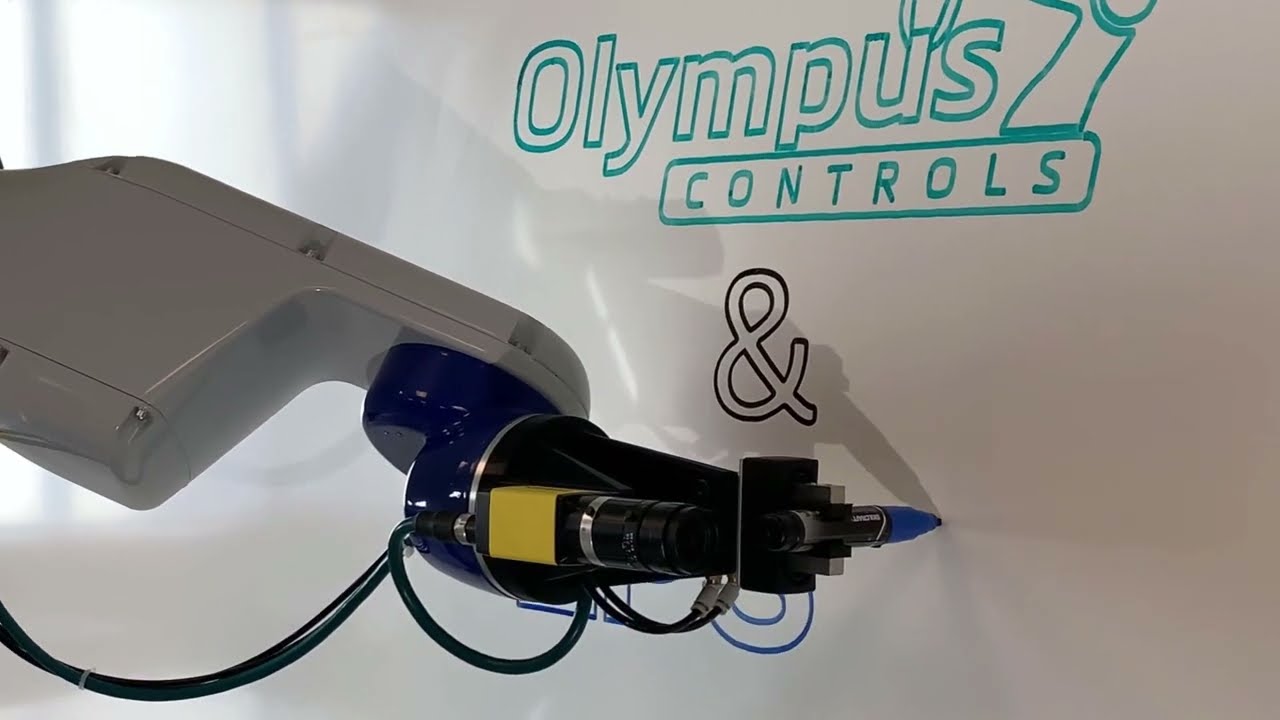 A Robot Draws Our Logo!