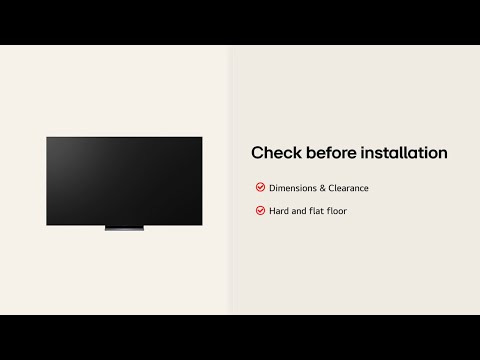 LG OLED TV : Installation Guide – C5 83