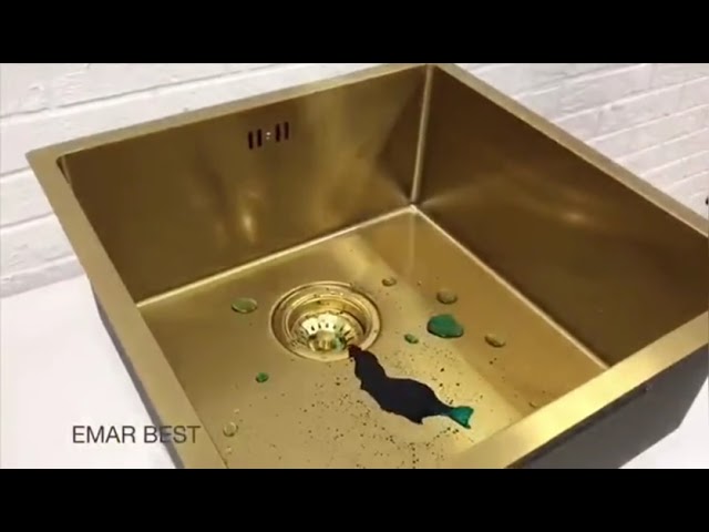 مجلى استانلس ستيل بتقنية النانو مقاس 48x44 سماكة 3...