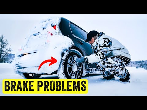 DEEP SNOW, ICY ROADS, AND A BROKEN BRAKE—EPIC WINTER DRIVE 🇳🇴 - PART 5/7
