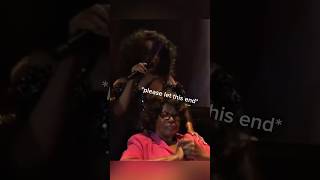 Diana Ross sings a tribute to an unimpressed Katherine Jackson #dianaross #katherinejackson