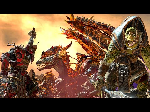 NORSCA vs WARRIORS OF CHAOS - TotalWar Warhammer movie battle