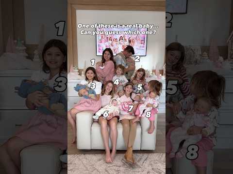 If it were up to me, they’d all be real! #cute  #guess #bigfamily #genderreveal #mama #utah #mormon