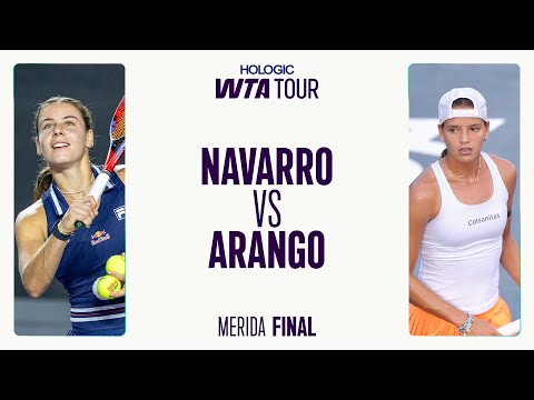 Emma Navarro vs. Emiliana Arango |  Merida 2025 Final | WTA Match Highlights
