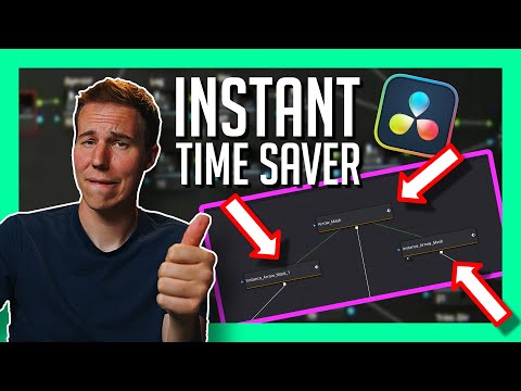 Save TIME in Fusion with Instances - Duplicating Nodes but Better in Blackmagic Fusion