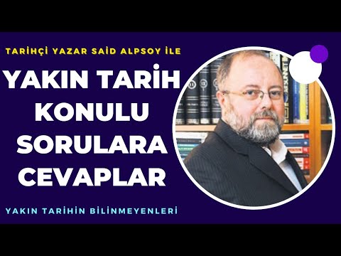 YAKIN TARİH KONULU SORULARA CEVAPLAR - 4