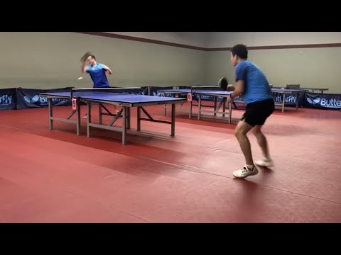 Butterfly Training Tips with Jinxin Wang - Loop and Push Combo against chop