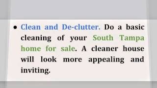 How to Increase the Value of Your South Tampa Home for Sale