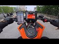 2024 Duke 390 Cloudy Ride To College POV