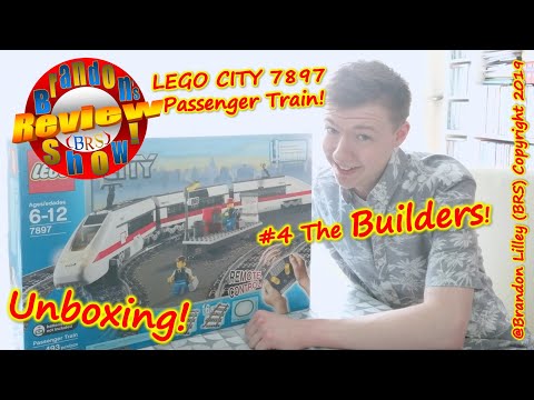 LEGO CITY 7897 Passenger Train Unboxing! 4K