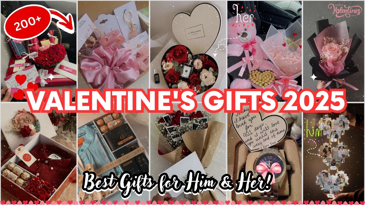 200+ Valentine's Day Gift Ideas 2025 | Top Unique, DIY & Personalized Picks for Him & Her