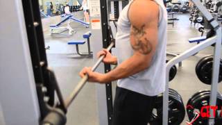 Bicep Curl on Smith Machine exercise video thumbnail