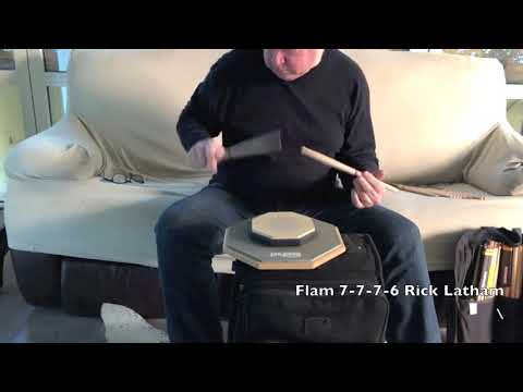Rick Latham Odd Time Snare 7-7-7-6 Rudimental Exercise