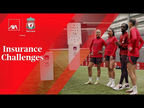 LFC Women take on AXA's Insurance Challenge | Reds protect precious items, with Manny