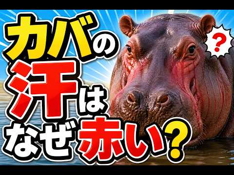 カバの汗はなぜ赤いのか？