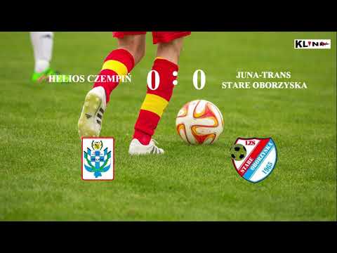 KLIN.TV ,,RED BOX” KLASA OKRĘGOWA: HELIOS CZEMPIŃ – JUNA TRANS ST. OBORZYSKA 3:3 (1:3