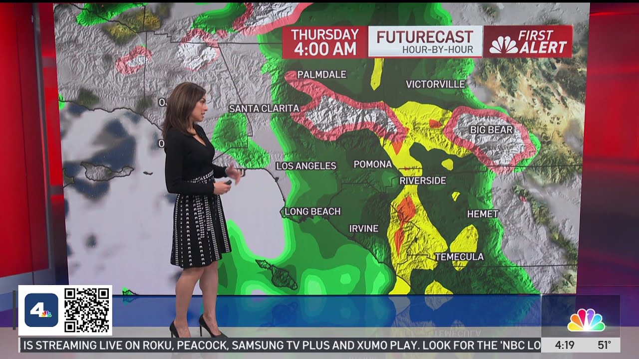 First Alert Forecast: Heaviest rainfall arrives in SoCal