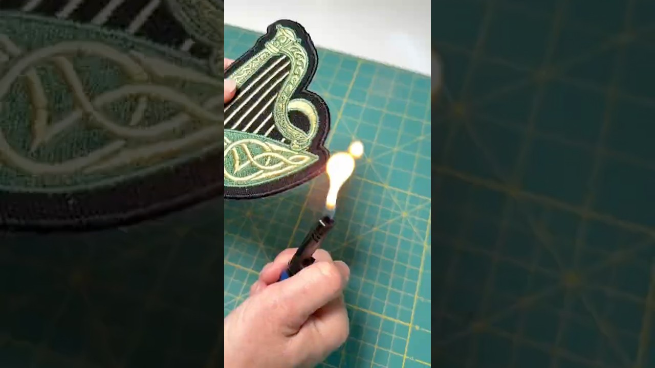 How To Make An Embroidered Patch #tutorial #machineembroidery #patch