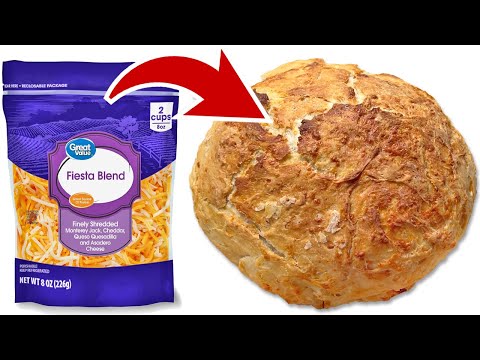 Fast Easy No Knead Cheese Bread Recipe Anyone Can Make! Grocery Budget Savings!