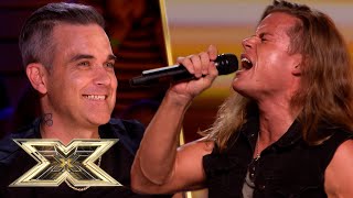 Giovanni wins over Simon with ROCKSTAR cover of &#39;Iris&#39; | Unforgettable Audition | The X Factor UK
