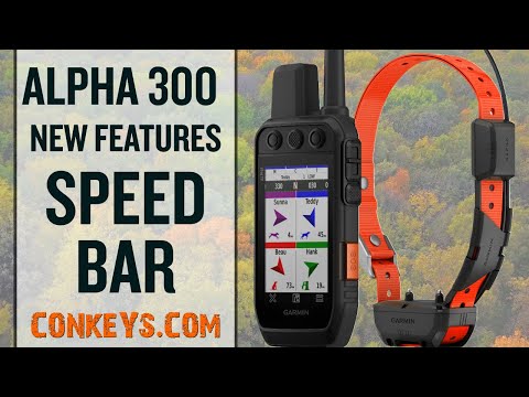 NEW Garmin Alpha 300 Features - Speed Bar