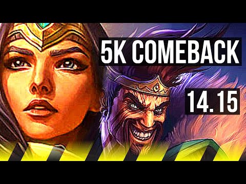 SIVIR & Twisted Fate vs DRAVEN & Leona (ADC) | 5k comeback, 7/2/12 | NA Master | 14.15