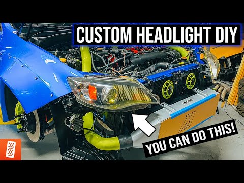 Building the ULTIMATE 2008 Subaru WRX STI Hatchback - Part 7 - Custom Headlights & NEW MODS!