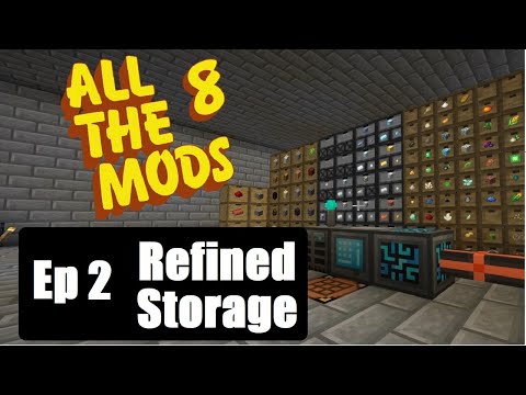 All The Mods 8 Ep 2 - Refined Storage - Minecraft 1 19 2 - 2023 ATM8 Lets Play