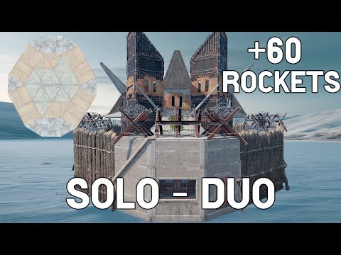 Rust - Strong Solo/Duo Multiple Bunker's Rust Base Design | +60 Rockets & Compact