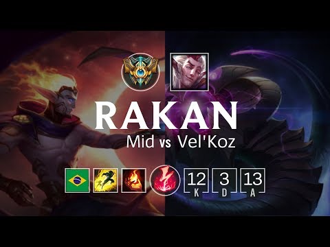 Rakan Mid vs Vel'Koz - BR Challenger Patch 8.8