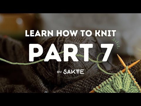 How to knit English and Continental Style | Knitting Techniques | Sakte Crafts