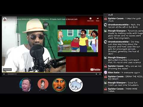 Smudcast #311: White Voice Actors SHOULD NOT Voice Black Characters. Darth Vader & Samurai Jack